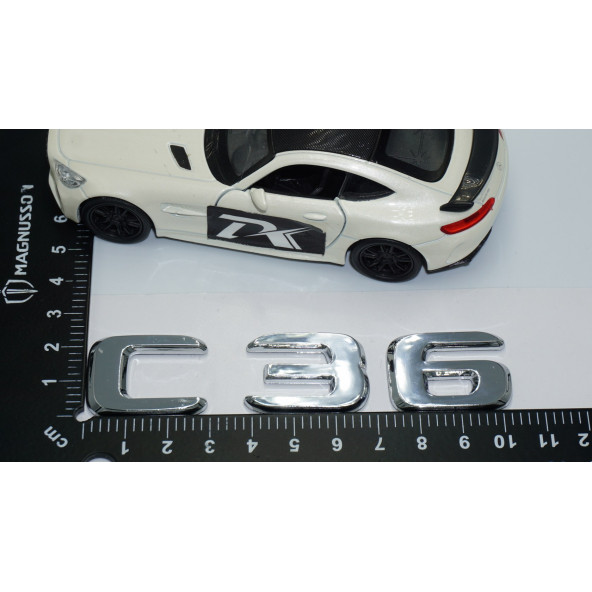 DK Tuning C36 Bagaj Krom ABS 3M 3D Yazı Logo Benz İle Uyumlu - 4