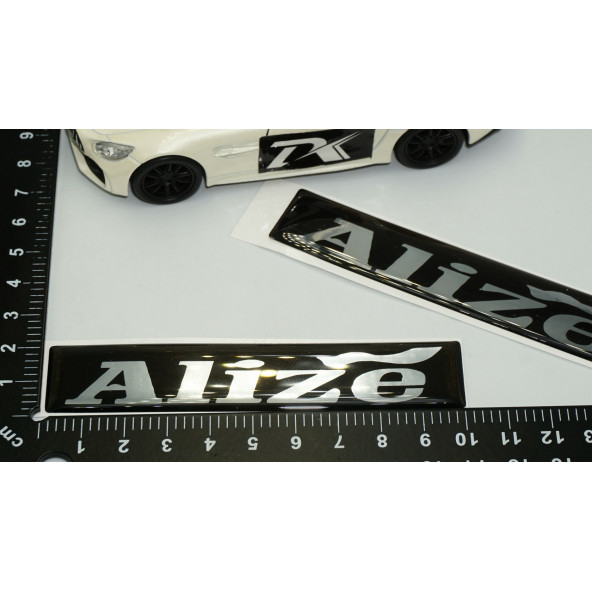 Renault Alize Logo 3M 3D Damla Silikon Torpido Bagaj Çamurluk Logo Amblem Arma - 4