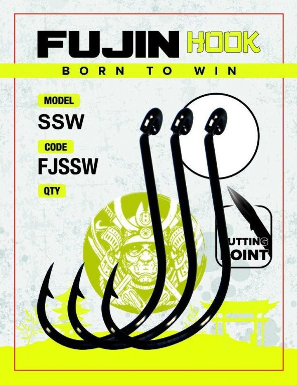 Fujin SSW Delikli Kaynaklı Çapraz Octopus Kancası 6 no