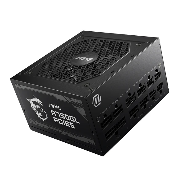 MSI MAG A750GL PCIE5 750W 80+GOLD POWER SUPPLY - 2