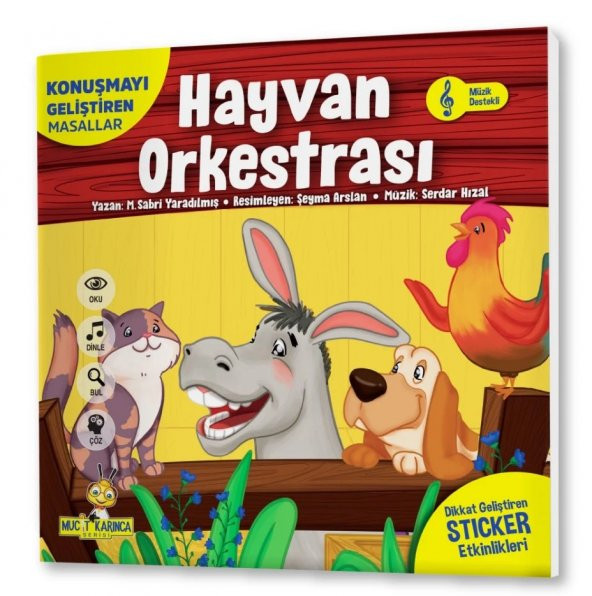 2+ Yaş Uyku Öncesi Şarkılı Konuşmayı Geliştiren Masallar Serisi - Yükselen Zeka - 3