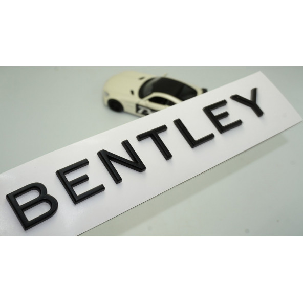 Bentley Bagaj Siyah 3m Yazı Logo Orjinal Ürün