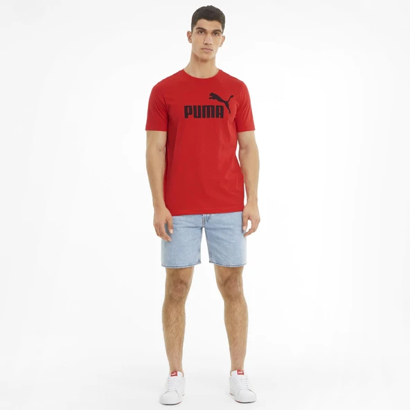 Puma 58666611 Ess Logo Tee Erkek Spor Tişört - 3