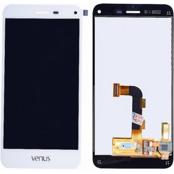 Vestel Venüs V3 LCD Ekran + Beyaz Dokunmatik Cep Telefonu Ekranı
