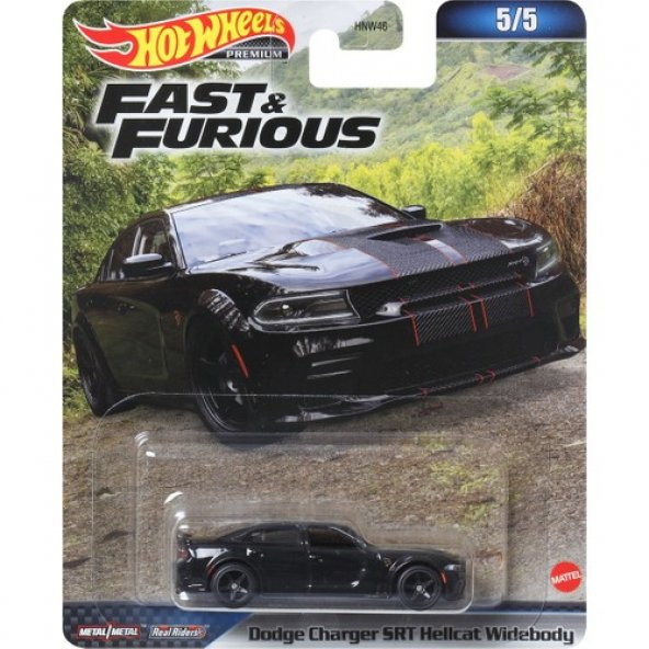 Hot Wheels Fast & Furious Premium Dodge Charger SRT Hellcat Widebody HNW50 ürün görseli