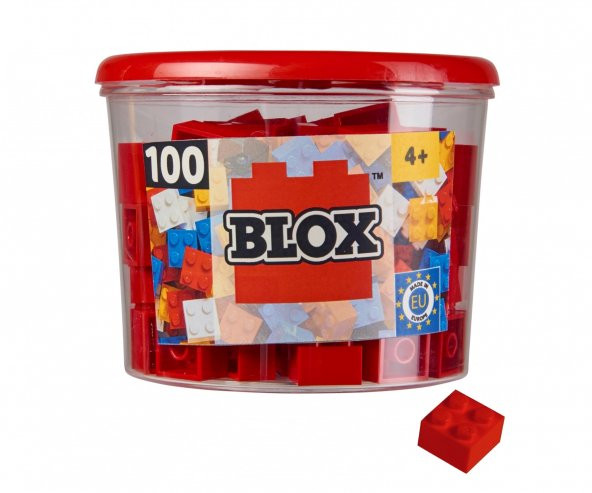 Kutuda Blox 100 Kırmızı Bloklar - SMB-104114111