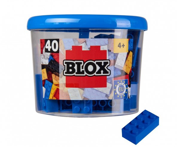 Kutuda Blox 40 Mavi Bloklar - SMB-104118881