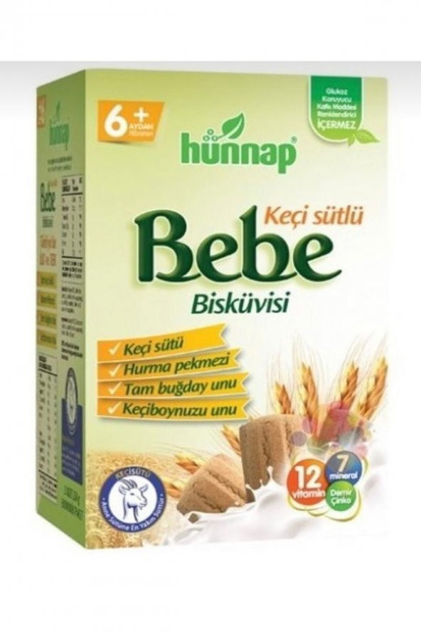 Keçi Sütlü Ve Vitaminli Bebe Bisküvisi 400 gr