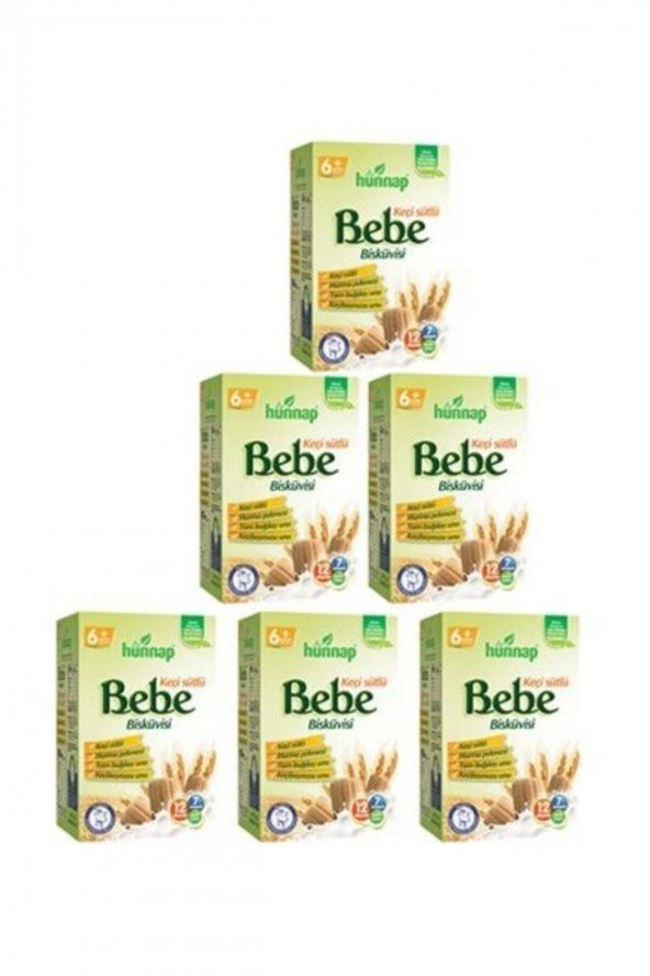 Keçi Sütlü Bebe Bisküvisi 400 Gr - 6*400gr