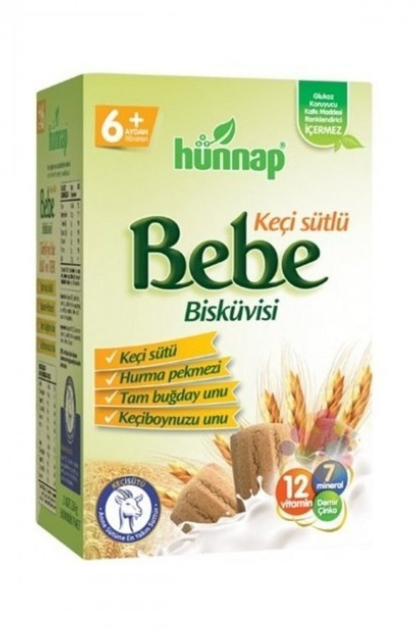 Keçi Sütlü Ve Vitaminli Bebe Bisküvisi 400 gr