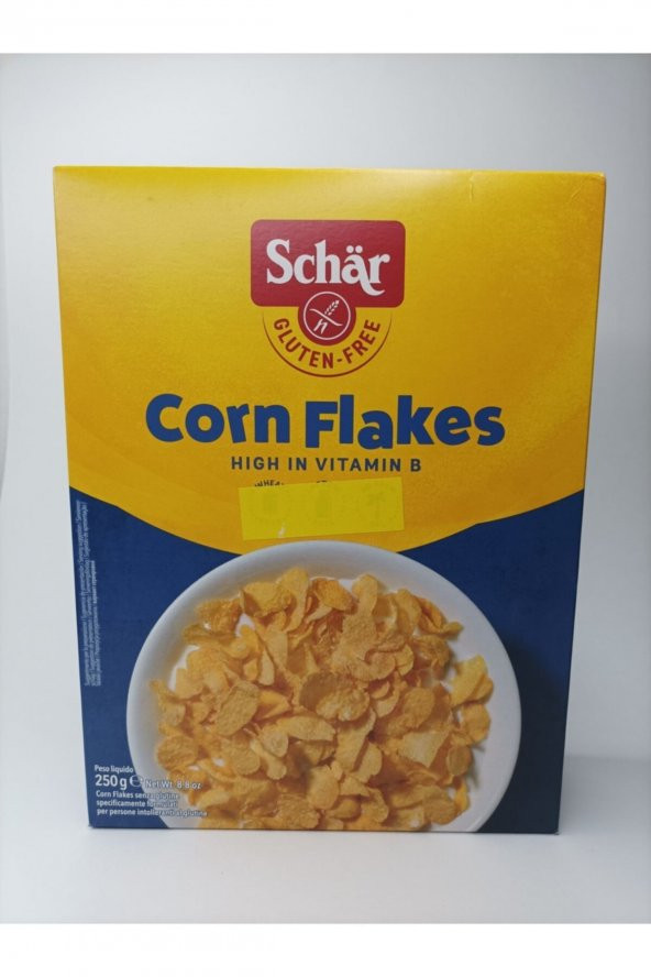 Gluten Free Glutensiz Corn Flakes Mısır Gevreği 250 gr Hollanda Menşeili