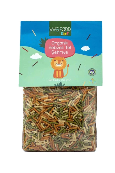 Wefood Kids Organik Sebzeli Tel Şehriye 250 Gr