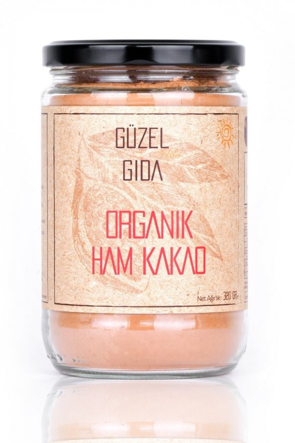 Organik Glutensiz Ham Kakao Tozu 320 Gr
