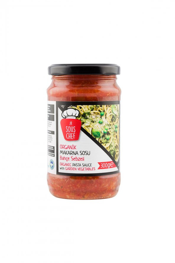 Junior Sous Chef Organik Makarna Sosu Sebzeli