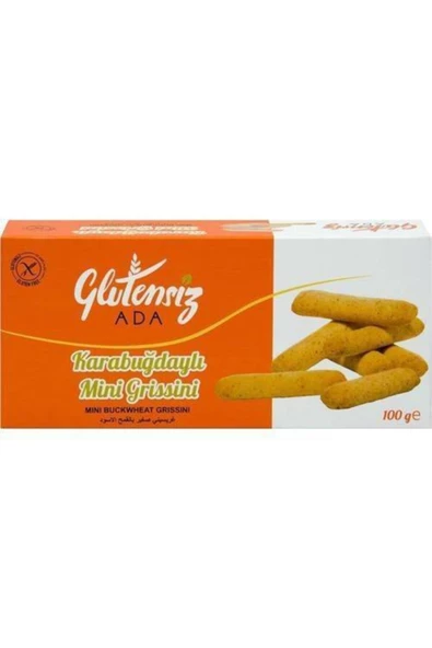 Glutensiz Ada Kara Buğdağlı Mini Grissini 100 g
