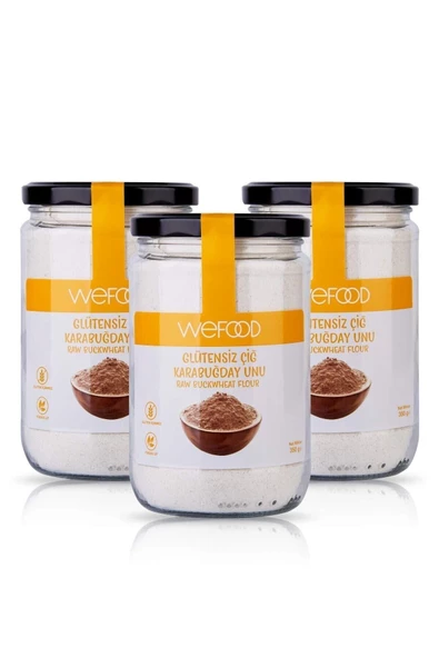 Wefood Glutensiz Çiğ Karabuğday Unu 350 Gr 3'lü