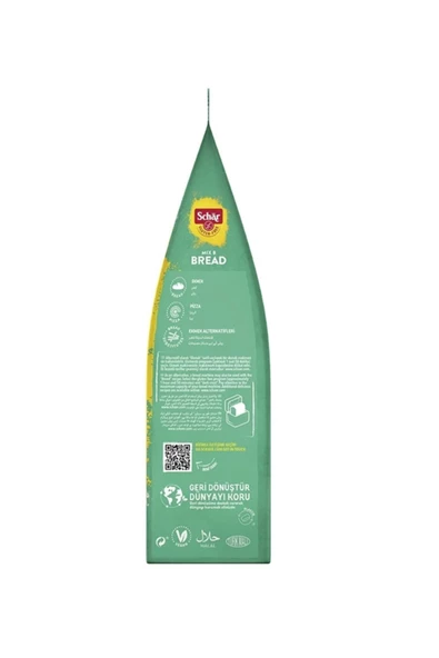 Schar Mix B Glütensiz Karışık Ekmek Unu 1 Kg 2 Adet Glutensiz Un - 4