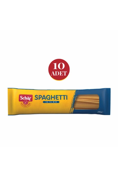 Schar Spagetti Glutensiz Makarna 250 gr (10 ADET)