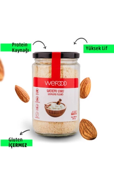 Wefood Glutensiz Badem Unu 250 gr - 2