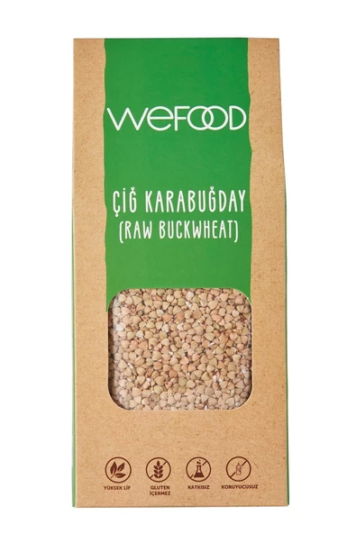Wefood Glütensiz Çiğ Karabuğday Tanesi 400 gr (Greçka)
