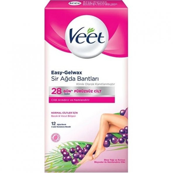 Veet Ağda Bandı Profesyonel Normal 12li