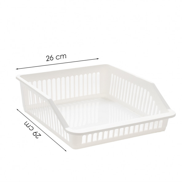 Porsima Org-25 3 lü Çok Amaçlı Buzdolabı İçi Düzenleyici Sebze Meyve Organizer Sepet - 3