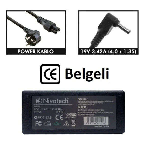 Nivatech BC983 ASUS 19V 6,32A (5,5*2,5mm) TB/Adapt