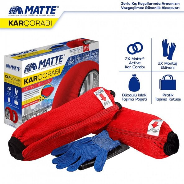 Matte Kar Çorabı - Active Series - 2