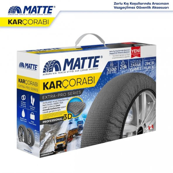 Matte Kar Çorabı - Extra Pro Series