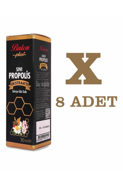 8 Adet - Sıvı Propolis Ekstraktı 30 ml