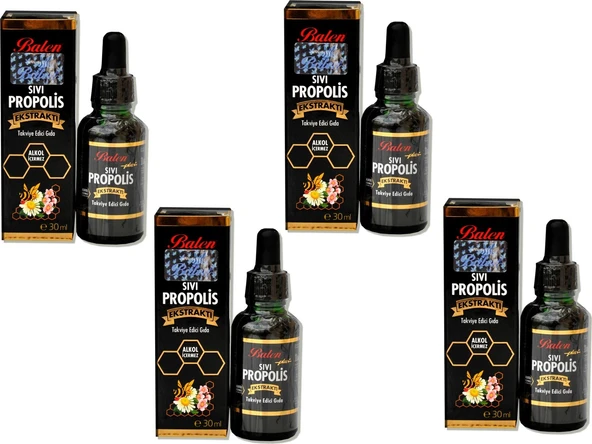 Balen Sıvı Propolis Ekstraktı Su Bazlı 4* 30 ml ürün görseli