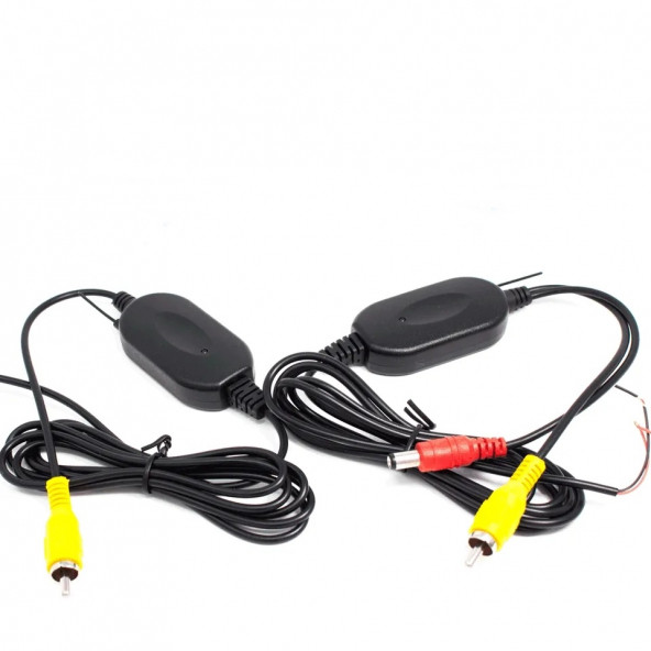 Oto Geri Görüş Kamerası Kablosuz Görüntü Aktarma 2.4G Wireless RCA Video Transmitter - 2
