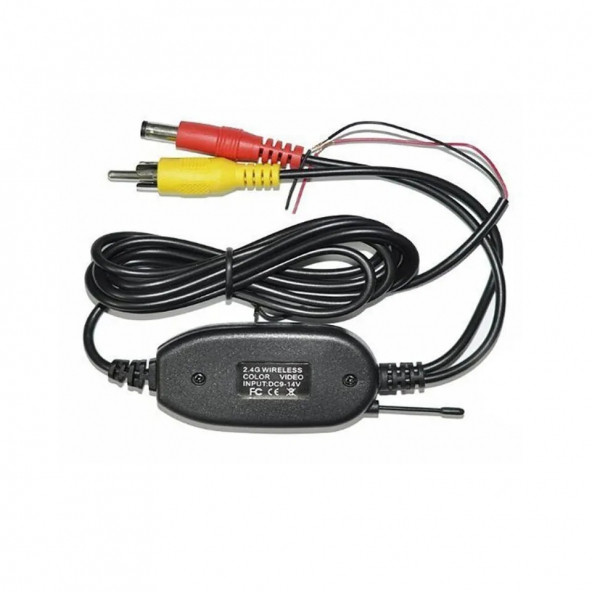 Oto Geri Görüş Kamerası Kablosuz Görüntü Aktarma 2.4G Wireless RCA Video Transmitter - 3