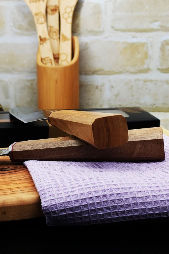 CASTLE KITCHEN Elite Serisi Mutfak Bıçak Seti Şef Bıçağı Et Ekmek Sebze Bıçağı ( Gyotou ) - 4