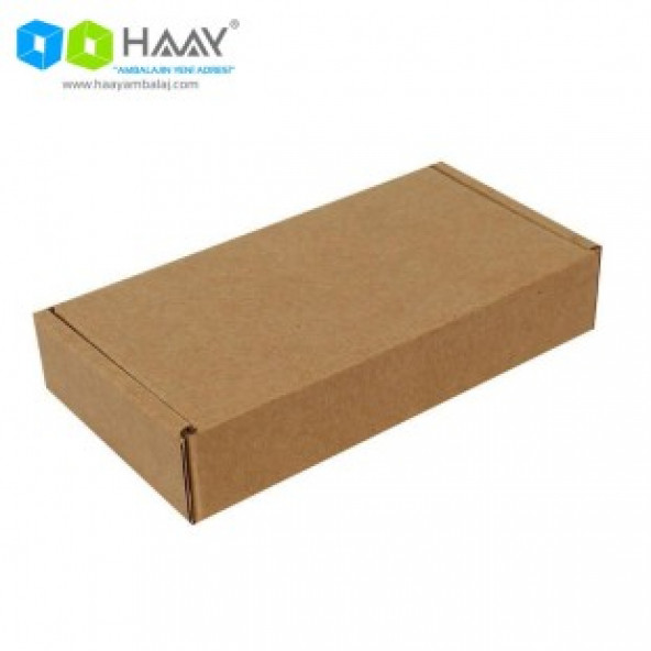 HAAY AMBALAJ 16x8x4cm Kilitli Kutu - Kraft ( 10 ADET)