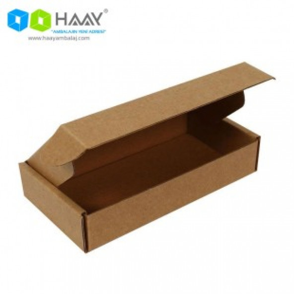 HAAY AMBALAJ 16x8x4cm Kilitli Kutu - Kraft ( 10 ADET) - 2