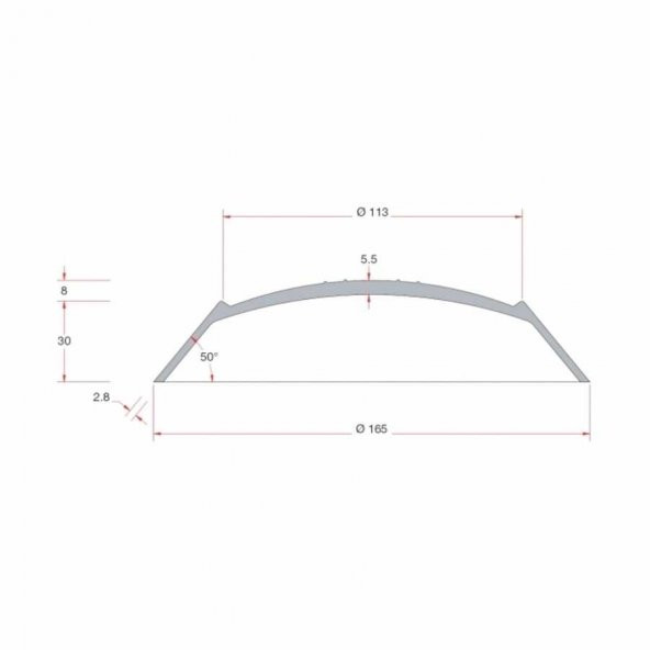 Bravo 610 Şişme Bot Tüp Bitiş Konisi - Kauçuk - Resim 2