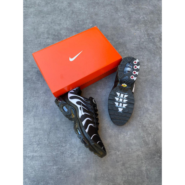 Nike Air Max Plus TN Black White Pattern - Resim 3