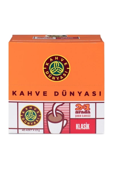 Kahve Dünyası Klasik 2'si 1 Arada 40'lı Hazır Kahve - 2