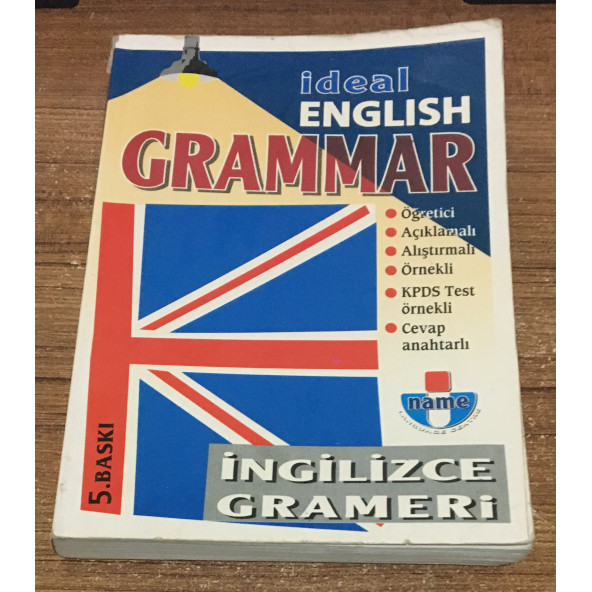 İdeal ENGLISH GRAMMAR İngilizce Grameri 5.BASKI ( İKİNCİ EL ÜRÜN ) - 1
