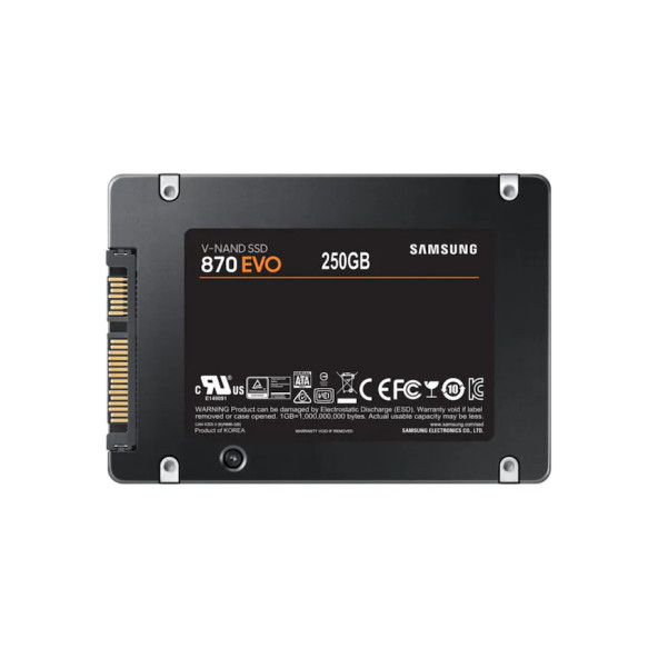 Samsung 870 EVO MZ-77E250BW 2.5" 250 GB SATA 3 SSD - 3