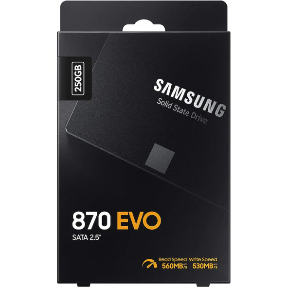 Samsung 870 EVO MZ-77E250BW 2.5" 250 GB SATA 3 SSD - 4