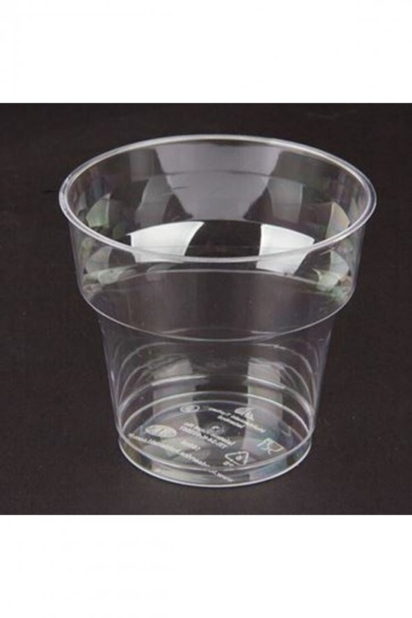 birtedarik Şeffaf Kristal Mika Ekstra Sert Plastik Bardak 180cc 25 Adet