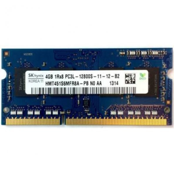 Hynix HMT451S6MFR8A-PB 4 GB DDR3 1600 MHz Notebook Ram