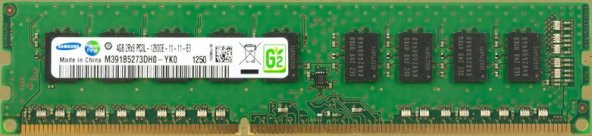 Samsung M391B5273DH0-YK0 4GB DDR3 1600Mhz PC3-12800 ECC SERVER RAM BELLEK