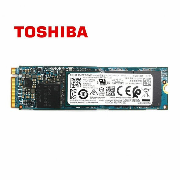 Toshiba XG5 Series KXG50ZNV512G 512 GB M.2 NVMe SSD