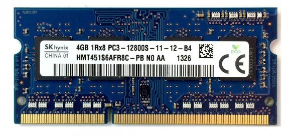 Hynix HMT451S6AFR8C-PB 4 GB DDR3 1600 MHz CL11 Notebook Ram