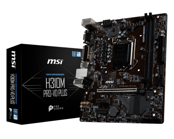 Msi H310M PRO-VD PLUS Intel H310 2666 MHz DDR4 Soket 1151 mATX Anakart