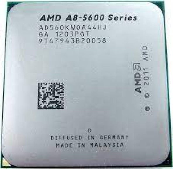 AMD AD560KW0A44HJ A8-5600 3.60 Ghz Socket Fm2 Tray Fansız