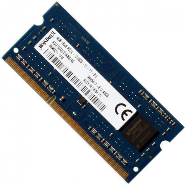 Kingston ASU16D3LS1KDGR/4 4 GB DDR3 1600 MHz CL9 Notebook Ram